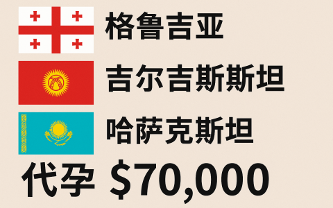 预算有限还能代孕？这3个国家7万美金就能搞定。