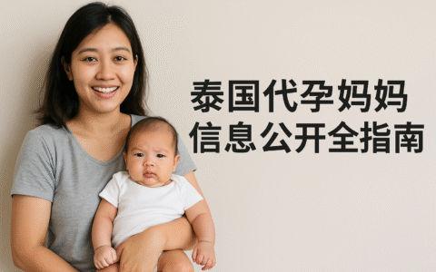 泰国代孕妈妈信息公开全指南：你有权知道的一切！