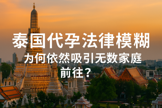 泰国代孕法律模糊为何依然吸引无数家庭前往？